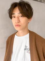 大人無造作小顔カット爽やかヘア前髪パーマモテ髪#02mf0630