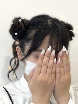 リルミー ミュエナ 大須 矢場町(Lilme myuena) パールピンで更に可愛い くらげヘア♪_ゆう