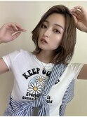 大人ボブ/アッシュカラー