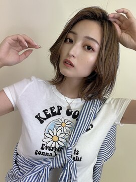 フォルテノエル 静岡鷹匠店(FORTE Noel) 大人ボブ/アッシュカラー