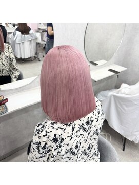 アン ブリーチ 大宮駅東口店(UN BLEACH) ブリーチ2回 ホワイトピンクカラー