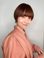 カバーヘアアンドスパ ブリス 浦和(COVER HAIR&SPA bliss)&nbsp;大人可愛いぱっつん前髪丸みショートウルフp1浦和20代30代