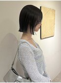 切りっぱなしボブ