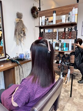 ゴデーレ(GODERE) 艶髪ストレートヘアセミロング縮毛矯正美シルエット20代30代40代