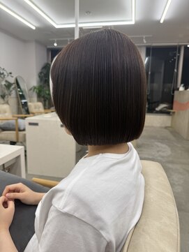 サンド 鹿児島中央(sand) 切りっぱなしボブ