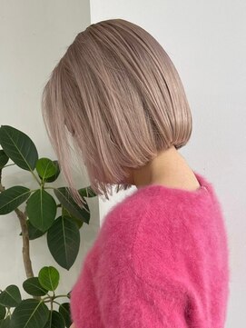 エリマバイフィフス 調布(elima by fifth) 調布ベージュカラーダブルカラーロングミルクティーベージュ