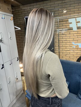 ラフ(LAFF) #着物#メルティーカラー#フェミニンロング#ウェーブミディアム