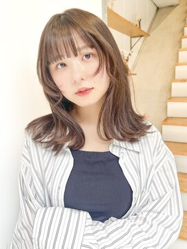 ノースイースト 阿佐ヶ谷店(north east) ベージュ/ミディアム/フェイスレイヤー