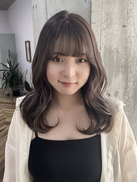 グレージュ/オリーブベージュ/ダブルカラー/イルミナカラー