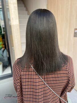 ジル アンク(Jill ankh) 《姫路駅北　Jillankh》オリーブカラー　ダブルカラー　髪質改善