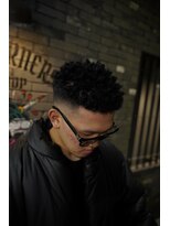 フォーコーナーズカットショップスリーセント 栄(FourCornersCutShop 3/cent)&nbsp;ボルサリーノパーマ