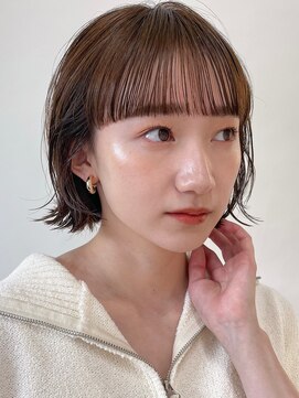 スレイ(SLAY) 外ハネボブ×ベージュ