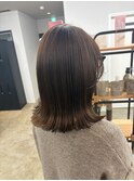 【大人艶髪】シルキーアッシュブラウン×外ハネロブ