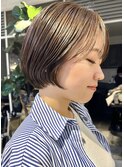 黒髪/クラゲヘアー/オリーブグレー/小顔/ココアベージュ/田町