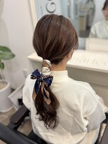 マーリー(marlee)&nbsp;スカーフアレンジポニー