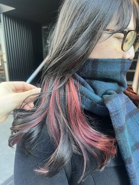 シュリット(schritt) ダークブラック×チェリーレッド SERA