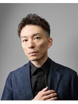 トリム 渋谷(trim.)&nbsp;サーフカール/刈り上げセンターパート/ブルーブラック[渋谷]