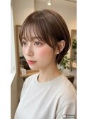 髪質改善/大人ガーリー/似合わせカット/ショートボブ/前髪/仙台