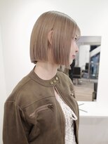 カシェル トウキョウ(Cashel Tokyo)&nbsp;ハイトーンボブ ミルクティーベージュ ハイトーンカラー