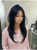 ミディアムレイヤーカット/似合わせカット/大人ガーリー