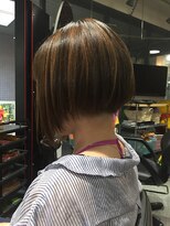 ヘアーメイク アドックス(HAIR MAKE ADOX)&nbsp;前下がりショートボブ