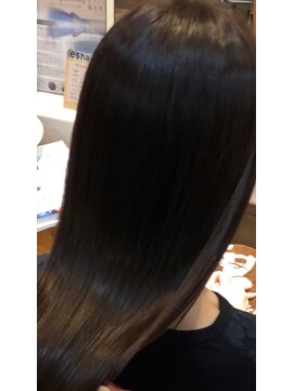 エスヘアー 名古屋 金山(es hair) 極ツヤ☆モテ愛されストレートロング【es hair金山 】
