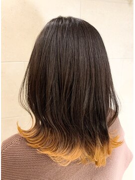 リー ヴィータ 上新庄(Lee Vita) 裾カラーオレンジ☆テールカラー