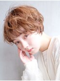 カジュアルショート_外ハネボブアッシュブラウン_27020