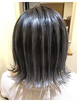 バレイヤージュ×切りっぱなしボブ/南行徳