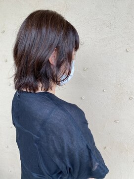 ピケ(pique) ゆるめパーマでくせ毛風/ふわふわショート/マロンブラウン/20代