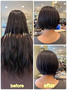 エメールヘア(aimere hair) 前下がりショートボブ