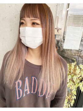 ガルボヘアー 名古屋栄店(garbo hair) #ガルボ#プルエクステ#ベージュ#ハイライト#10代#名古屋