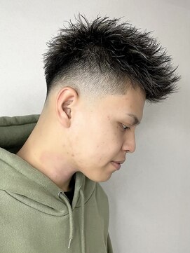 スキル(SKILL) ジェットモヒカン スキンフェード バーバー