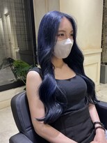 アソビセカンド 原宿(ASOBI 2nd)&nbsp;前髪/マチルダボブ/ピンクベージュ/インナーグレージュ/ブルー