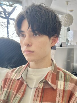 アンフィニー 銀座(ANFINI) 【銀座】おでこスッキリアップバングマッシュ　センターパート