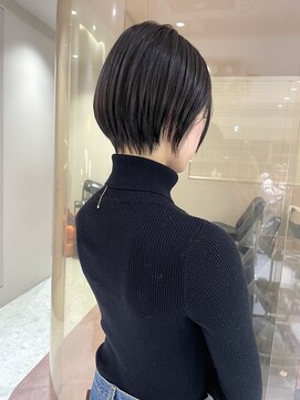 マイル 渋谷(mile) ショート×ダークグレー