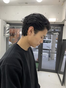 ウェルネス(Wellness) マッシュパーマウルフ波巻きハイライト35