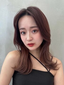 プアメリア 名古屋(Puamelia) トリートメント ブリーチなしダブルカラー 前髪縮毛矯正