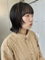 ビューナゴヤ 名駅(VIEW NAGOYA)&nbsp;切りっぱなしボブ/ブルーブラック/ミニボブ/似合わせカット