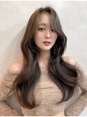 似合わせ韓国ヘア/くびれヘア/レイヤーカット
