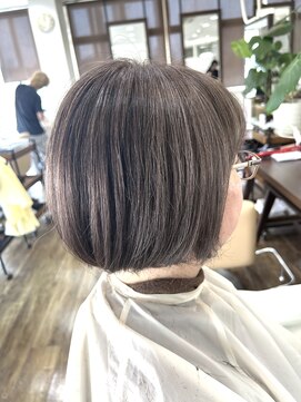 ジッピー ヘアーコレクション ミニボブ 脱白髪染めカラー 白髪ぼかしカラー