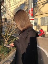 ウニレ バイ センス(unire by sense)&nbsp;【ブリーチ】1ブリーチで作るミルク多めミルクティーカラー