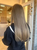 ポジ(poji)&nbsp;ベージュカラー/ロング/セミロング/ミルクティーベージュカラー