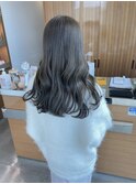透明感グレージュカラー〇