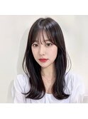 韓国風艶髪カラー