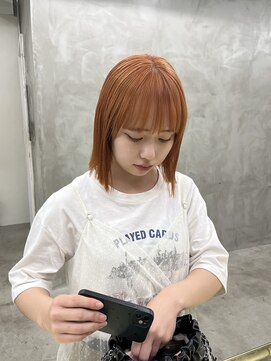 ミーム 原宿 表参道(meme) ☆ハイトーンブリーチミルクティーカラーホワイトベージュカラー