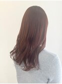 ピンクブラウン×ゆるふわ