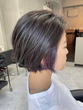 バディ 中野駅前店(BUDDY) イヤリングカラー×パープル【中野美容室/新中野/東中野】