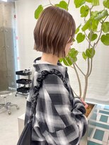 ノエ(noe)&nbsp;ホワイトグレージュ/デジタルパーマ/チェリーブラウン/栄h67