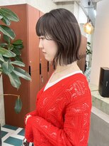 ノエ(noe)&nbsp;ホワイトグレージュ/デジタルパーマ/チェリーブラウン/栄h94